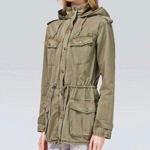 Artizia Womens Xsmall Talula Utility Khaki Army Jacket CN